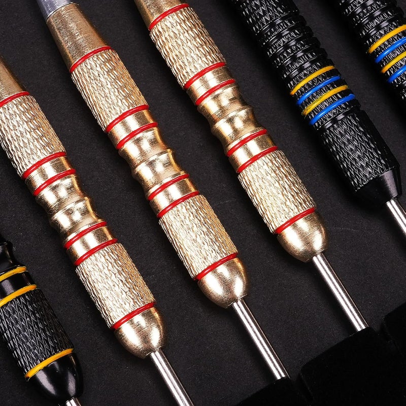 Turnart Darts Metal Tip Set - Steel Tip Darts Darts Set Professional Metal Darts 12 pcs 22/24 Grams Pro Dart Set with Stylish Case Aluminum Shafts Extra 9 Flights - Image 3